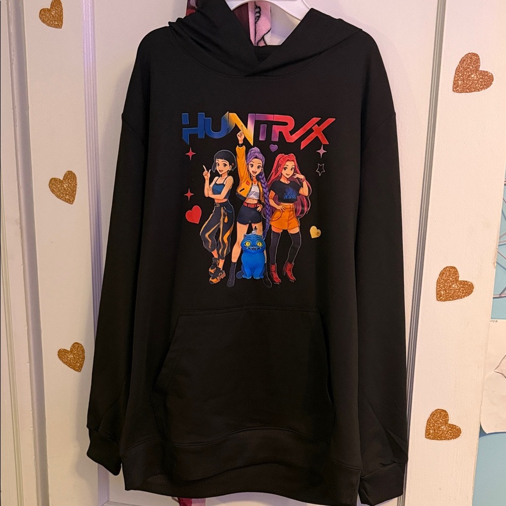 Huntrix Kids Hoodie - Black
